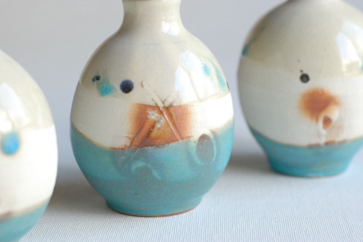 陶器_トルコ青酒器_