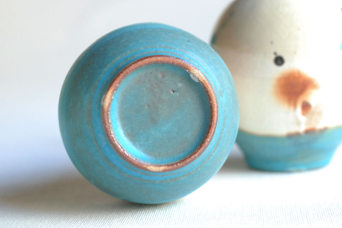 陶器_トルコ青酒器_