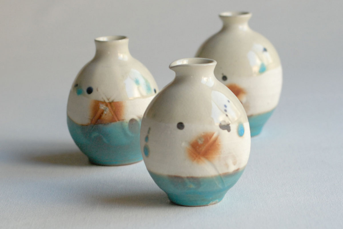 陶器_トルコ青酒器_